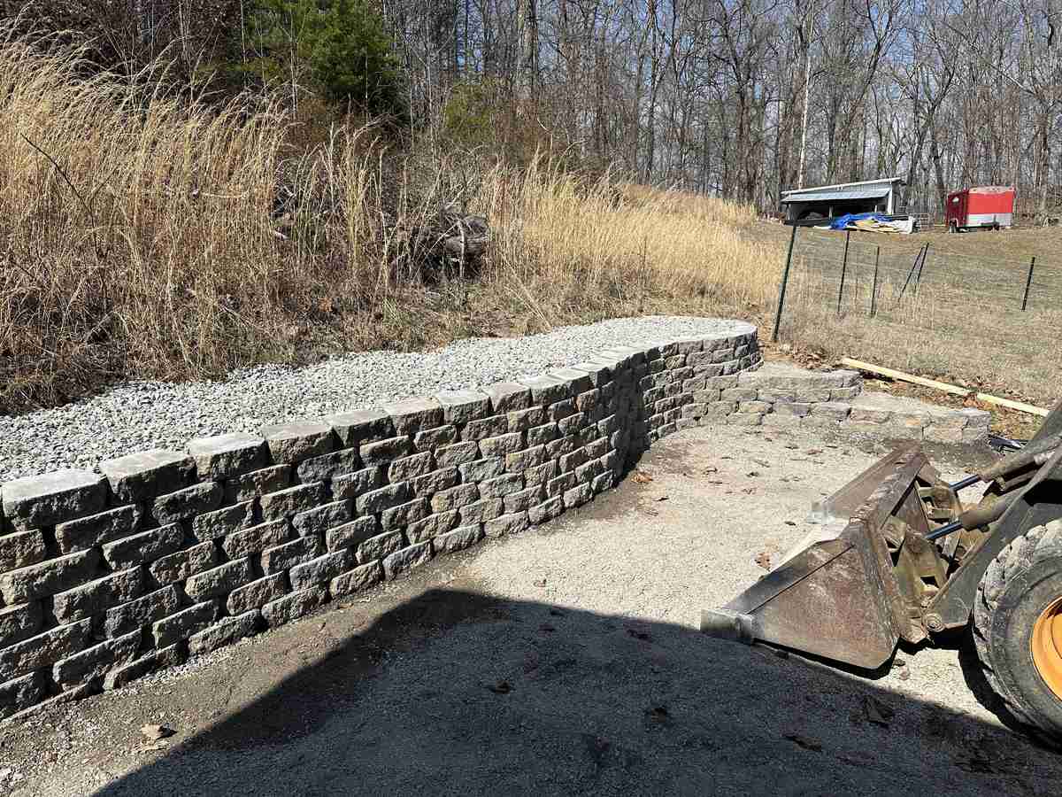 TINY HOME RETAINING WALL